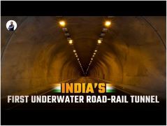 India’s first underwater road-and-rail tunnel under the Brahmaputra River, Assam has been approved by CCEA